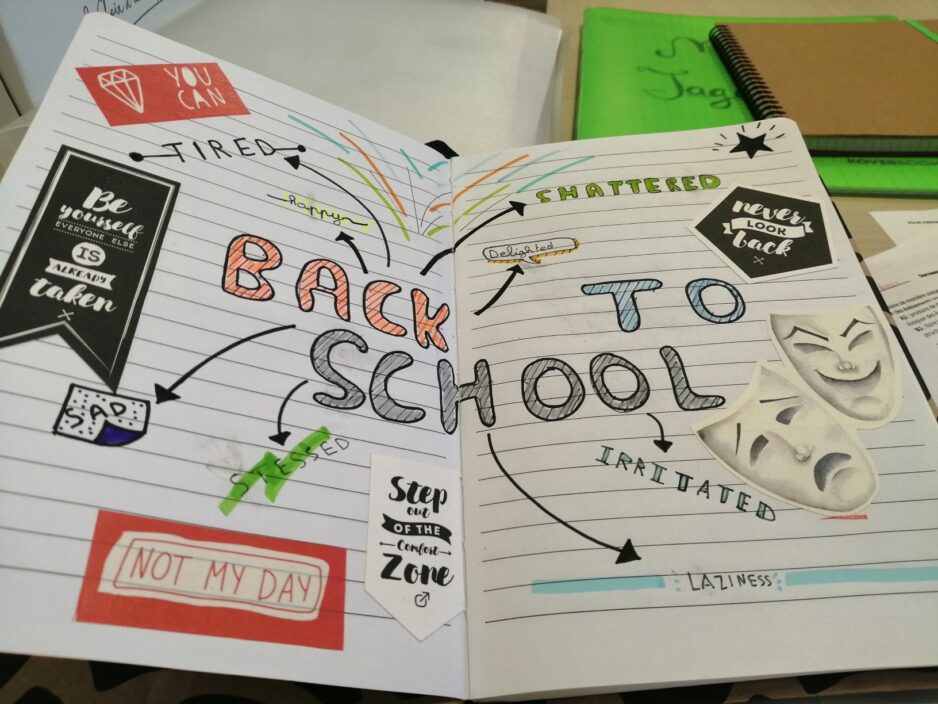 Les bilangues travaillent sur le journal intime