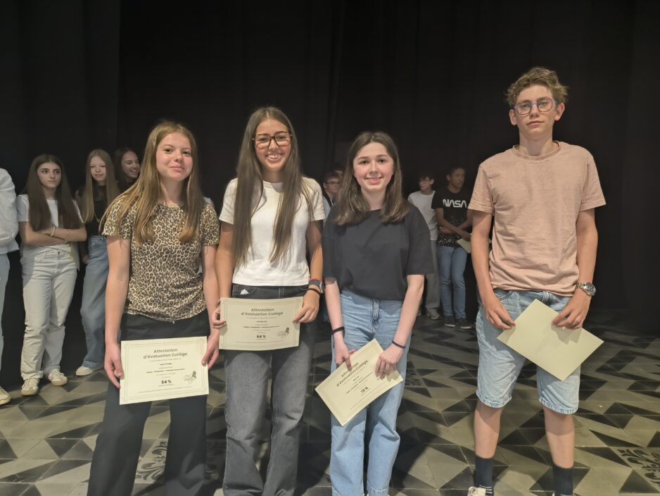 Remise des diplômes de la Course aux Nombres et du Projet Voltaire